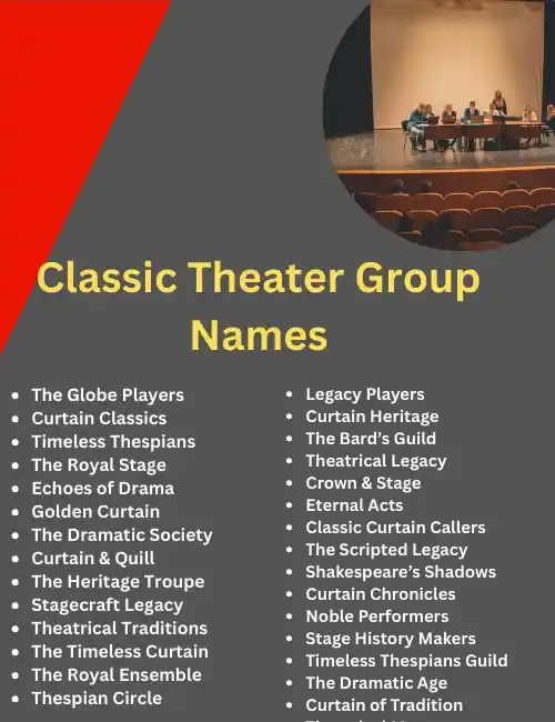 classic theater group names